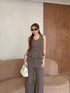 Two Piece Waistcoat Style With Trouser